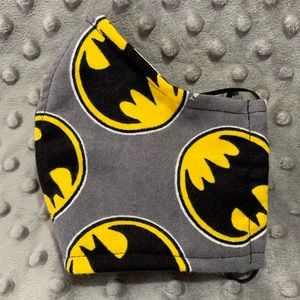 Teens or Women Handmade flannel face mask Batman